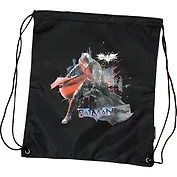 Мешок для сменной обуви "Бэтмен" 35*40см, на завязках с фиксаторами, Proff