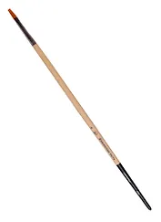 Кисть синтетика плоская №6, жесткая