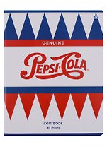 Тетрадь в клетку BG, Pepsi, 80 листов, в ассортименте