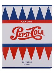 Тетрадь в клетку BG, Pepsi, 80 листов, в ассортименте