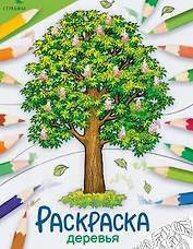 Деревья. Окружающий мир. Раскраска