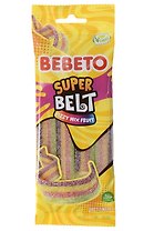 Мармелад BEBETO, SUPER BELTS со вкусом тутти-фрутти (пластинки), 75г