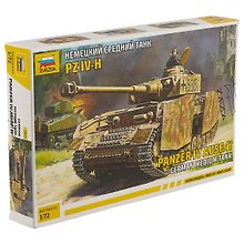 Сборная модель «Немецкий средний танк PZ IV-H», ZVEZDA (5017)