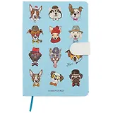 Блокнот с магнитной застёжкой «Fashion Dog», 256 страниц, А5