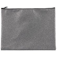 Папка для тетрадей «Glitter grey» В5, на молнии