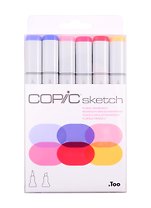 Набор маркеров Copic Sketch цветочные (2), 6 цветов