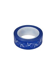 Скотч декоративный бумажный Цветочная цепь (859170) (1,5см х 9м) (упаковка)
