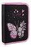 Пенал 1 отделение "Flower butterfly" с наполнением, 21*14 см, 24 предмета - 0