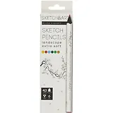 Карандаши цветные 6цв "SKETCH&ART" Лесной пейзаж утолщенные, грифель 4мм, к/к, Bruno Visconti