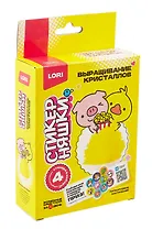 Выращивание кристаллов Стикерняшки "Попкорновое настроение", жёлтый кристалл