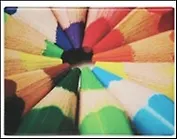 Обложка на студенческий Цветные карандаши (00000002323)