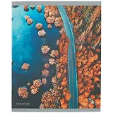 Тетрадь в клетку Unnika, "Вид сверху", 48 листов, в ассортименте