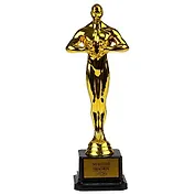 Статуэтка - кинонаграда с венком Золотой человек, 25 см Т-9932