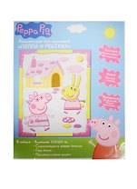 Набор для творчества, т.м. Peppa Pig, Аппликация Пеппа и Ребекка