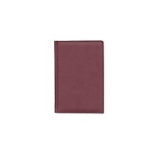 Алфавитная книга А6 96л 85*145 "Бургундия" бордо, inФОРМАТ