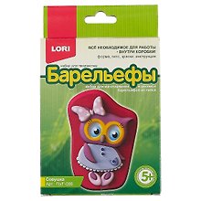 Набор для творчества Lori. Барельефы из гипса «Совушка»