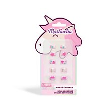 Набор накладных ногтей розовый (Martinelia) (35080)
