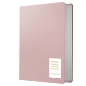 Записная книжка А6+ 136л кл. "NUANCES. Персик" 7БЦ, иск.кожа, нашивка, скругл.углы, ляссе