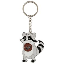 Брелок My lucky charm Енот с печеньками (металл) (12-7150-Z1801)