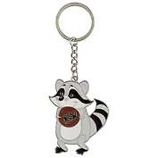 Брелок My lucky charm Енот с печеньками (металл) (12-7150-Z1801)