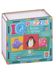 IQ Пазл деревянный "Весёлые картинки"
