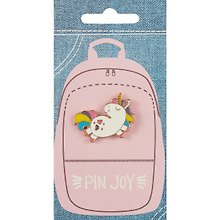 Значок «Единорог с разноцветной гривой», металл, Pin Joy