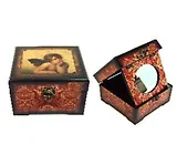 Сувенир Феникс Шкатулка с зеркалом 15*15*11см 24572