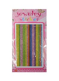 Набор д/творчества Стразы литые д/телефона Jewelry sticker цв. полоски-круг 1461-1/15