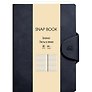 Книга для записей А4 80л лин. "Snap book. No 6" иск.кожа, магн.клапан с термотиснением, скругл.углы, ляссе, инд.уп.