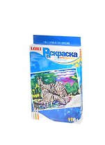 Раскраска по номерам акварелью Зебры (Рн-007) (LORI) (набор для творчества) (6+) (коробка)