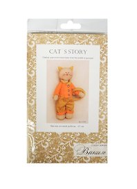 Набор для изготовления текстильной игрушки Ваниль МеЛ "Catstory" 27см C002
