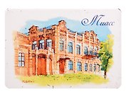 Магнит картон Челябинская Миасс Краеведческий музей (Миасс) (МК/902/001)