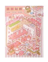 Набор наклеек-румбокс для создания миниатюрных сцен 150х125 мм арт. 72279