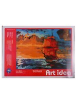 Картина по номерам Art Idea 21*29,7см. Парусник MINIA40173