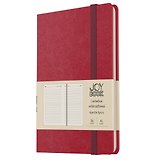 Ежедневник недат. А6 136л "Joy Book. Пряное вино" 7Б, тв.переплет, иск.кожа,  скругл.углы, тонир.блок, ляссе, карман задн.форз