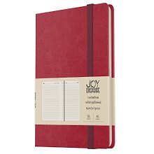 Ежедневник недатированный «Joy Book. Пряное вино» А6, пряное вино, 136 листов, экокожа, Joy Book