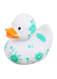 Игрушка для ванной, уточка резиновая FUNNY DUCKS "Уточка вирус" (1308)