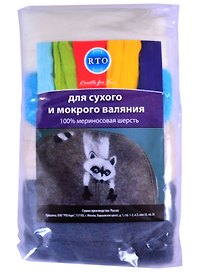 Набор шерсти для валяния РТО "Облака"