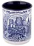 Кружка кобальт Псков,Печоры,Изборск (300мл) (фарфор) (Псков) (060-25) - 1