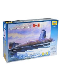 Сборная модель ЗВЕЗДА, Подводная лодка, К-3, Ленинский Комсомол, 1:350