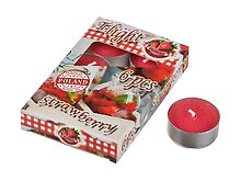 Набор плавающих свечей Клубника (6 шт) (348-481)