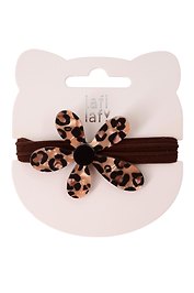 Резиночка Цветочек леопардовый принт (пластик) (9см) (12-Aidou-5) (Lafilaf)