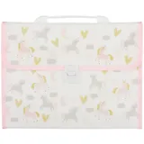 Портфель А4 12отд. " Единорог"