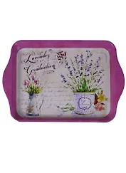 Поднос Прованс глянцевый (металл) (21х14)