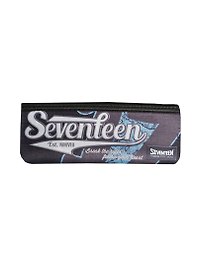 Пенал-косметичка 1отд. "Семнадцать черный" 11*20,5см, неопереновый, Seventeen
