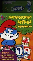 Смурфики Логические игры с цифрами (РазвКарт) (карточки) (упаковка)