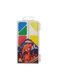 Краски акварельные 12цв "Spider-man" пласт.уп, прозр.крышка, Disney