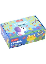 Краски гуашевые 06цв 25гр "Щенок" к/к, Hatber