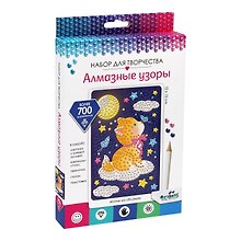 Набор для творчества Origami. Алмазные узоры «Котик на облачке», 10 х 15 см