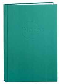 Книга для записей А5 80л кл. "New plans. No 2" 7БЦ, пантонн.печать, ламинация soft touch, блинт.тиснение